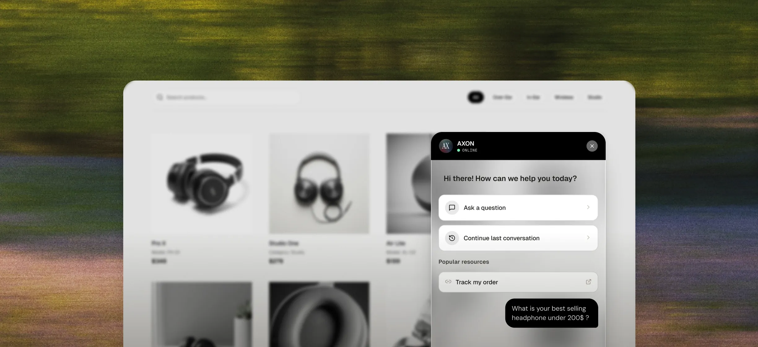 Your agent live on your site.